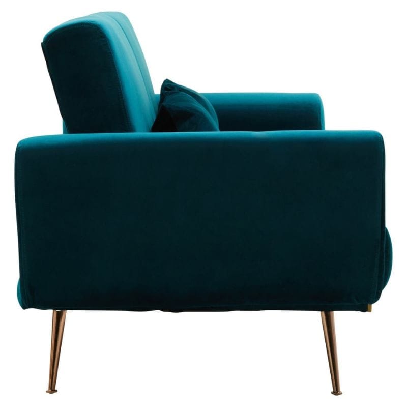 Sofa Hatton Green Velvet Sofa Bed