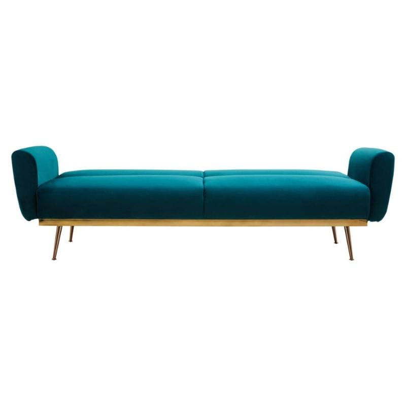 Sofa Hatton Green Velvet Sofa Bed