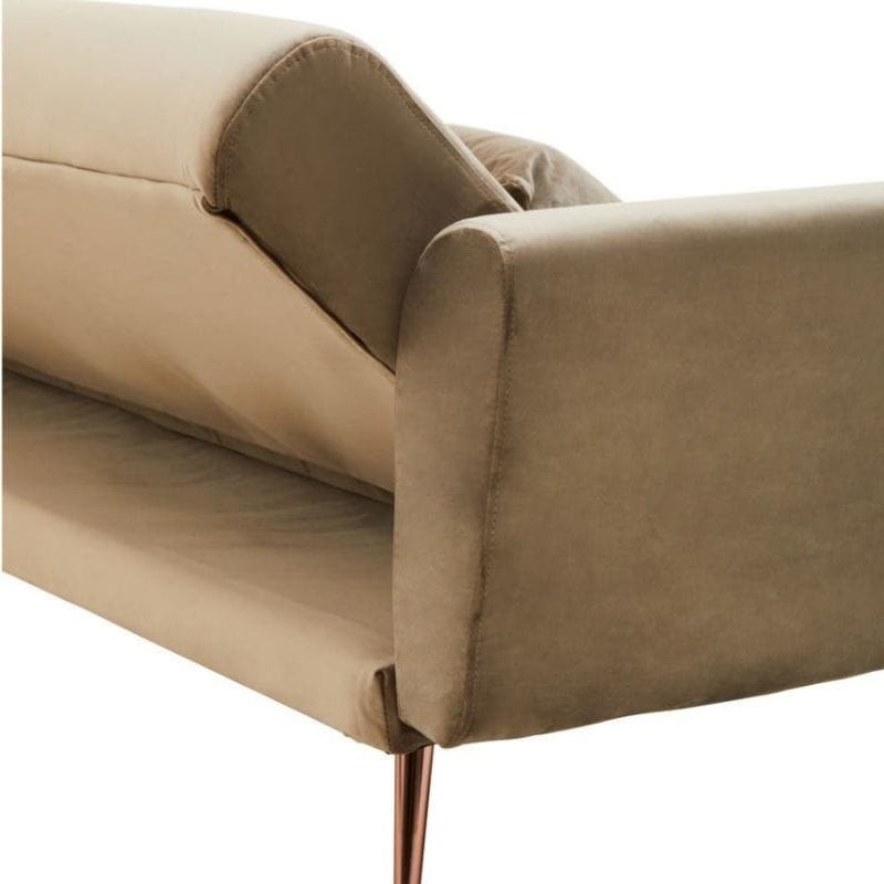 Sofa Hatton Mink Velvet Sofa Bed