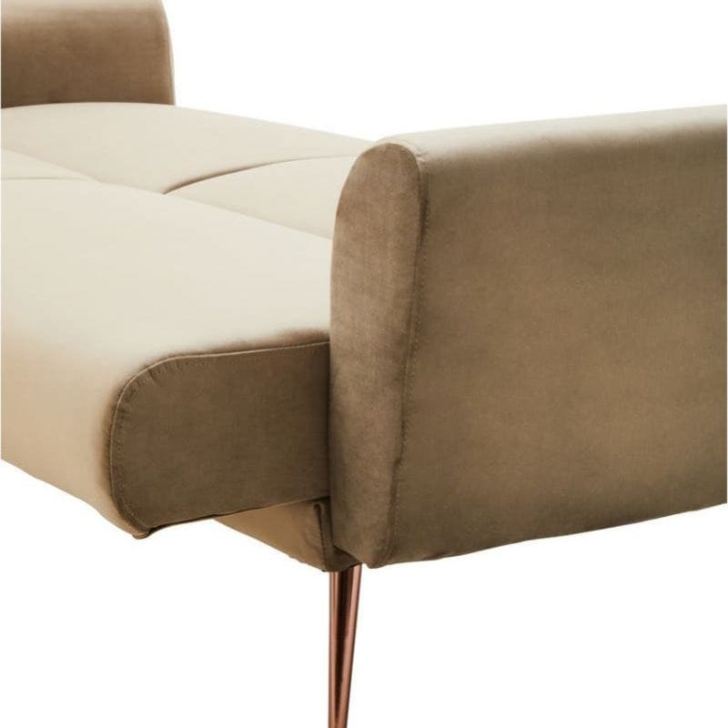 Sofa Hatton Mink Velvet Sofa Bed
