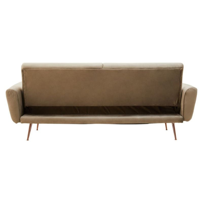 Sofa Hatton Mink Velvet Sofa Bed