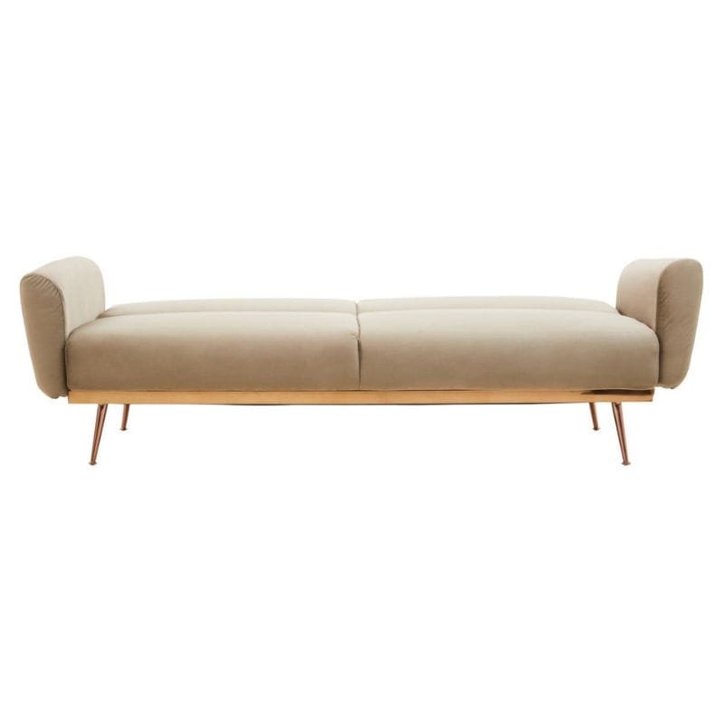 Sofa Hatton Mink Velvet Sofa Bed