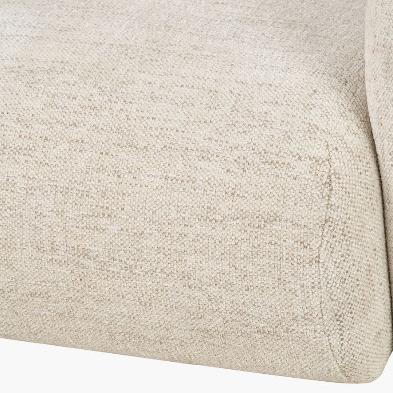 Sofa New Ravello White Textured Fabric Armed Sofa