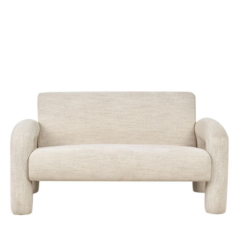 Sofa New Ravello White Textured Fabric Armed Sofa