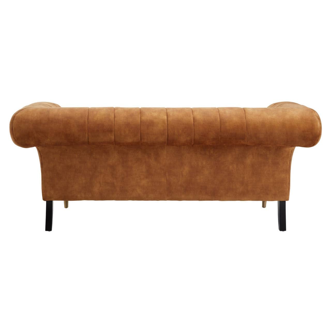Sofa Siena Two-Seat Sofa – Tan Gold Velvet Chesterfield
