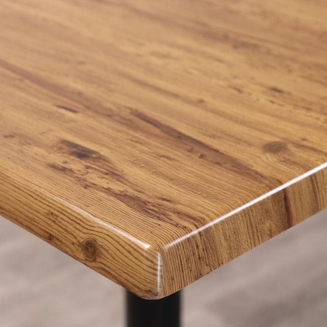 Aged Pine Café Bar Table Range