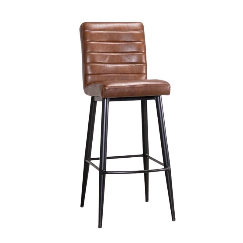 Stool Chestnut / Bar Stool Solsbury Leather Stool Range