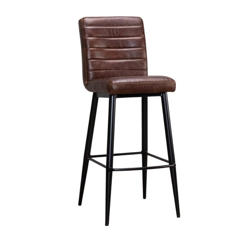 Stool Chestnut / Bar Stool Solsbury Leather Stool Range
