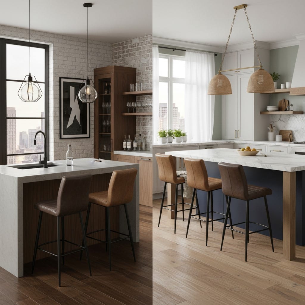 Stool Solsbury Leather Stool Range
