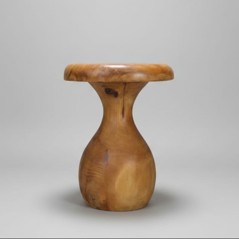 Stool Teak Mushroom Stool