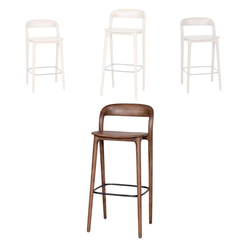 Stool Walnut / Bar Stool Copenhagen Bar Stool Range