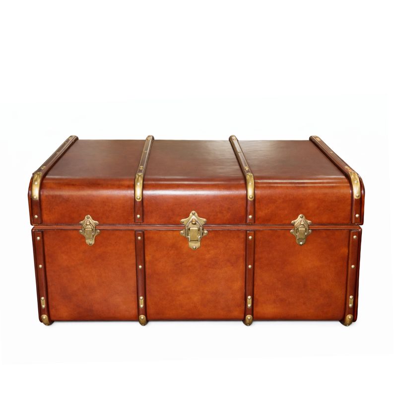Storage Trunk Handcrafted Trunk – Cognac