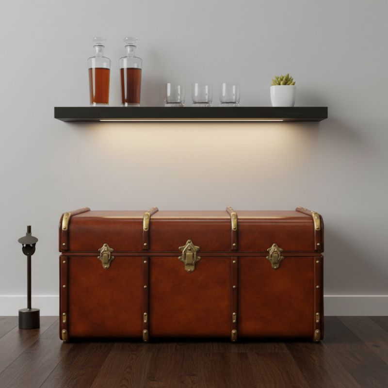 Storage Trunk Handcrafted Trunk – Cognac