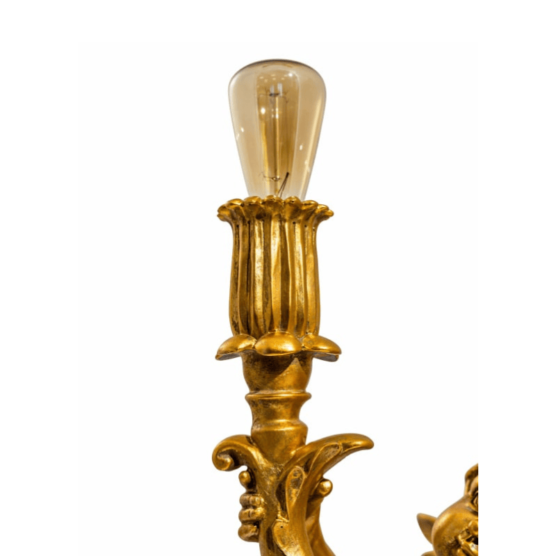 Table Lamp Antique Gold Standing Cherub Table Lamp