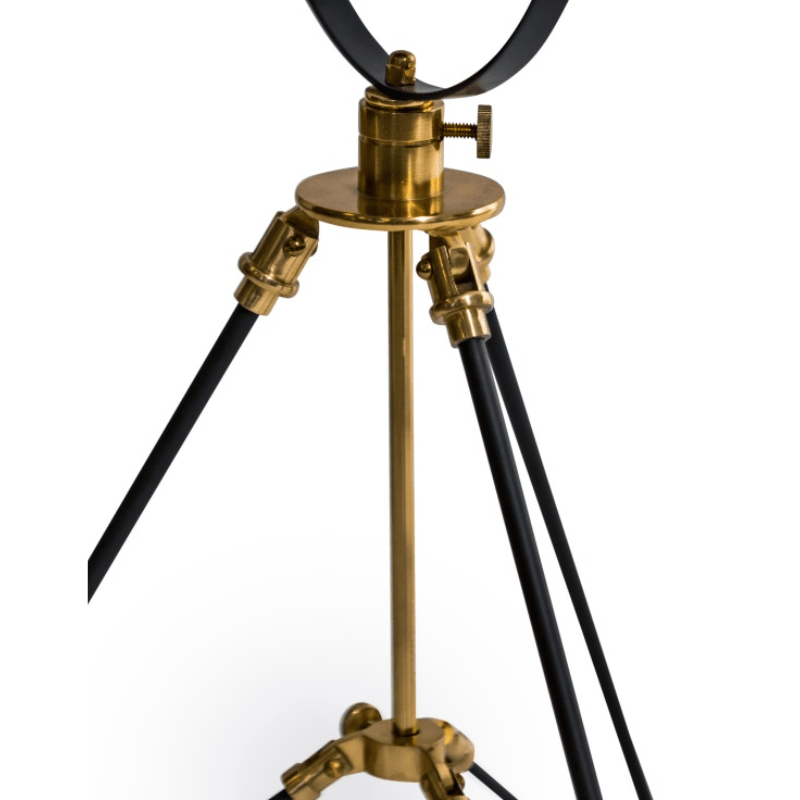 Table Lamp Black and Brass Large Tripod Table Lamp