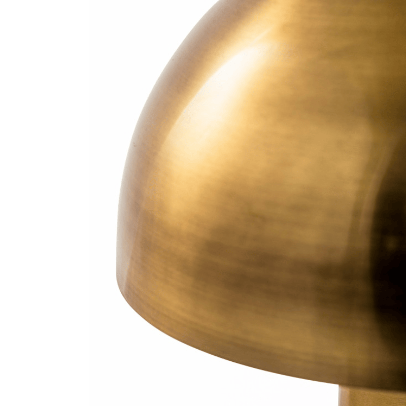 Table Lamp Brushed Brass Mushroom Table Lamp