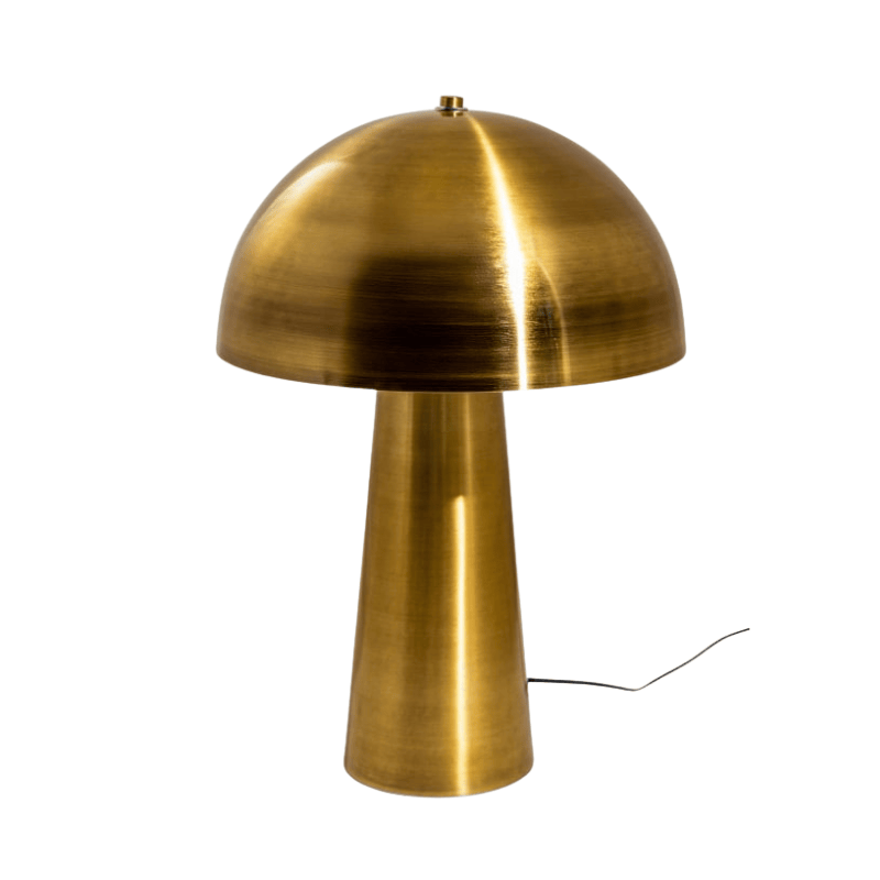 Table Lamp Brushed Brass Mushroom Table Lamp