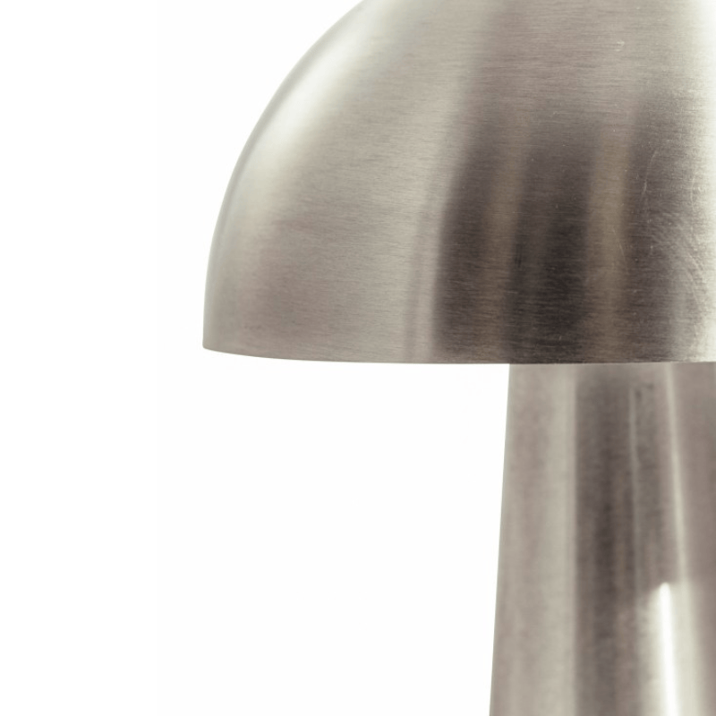 Table Lamp Brushed Steel Mushroom Table Lamp