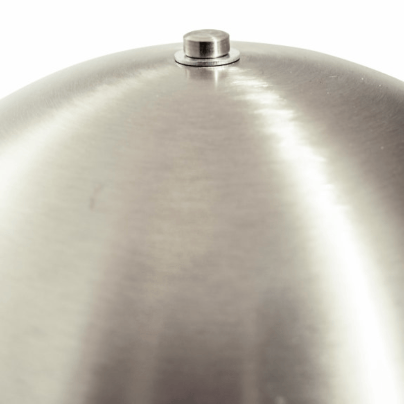 Table Lamp Brushed Steel Mushroom Table Lamp