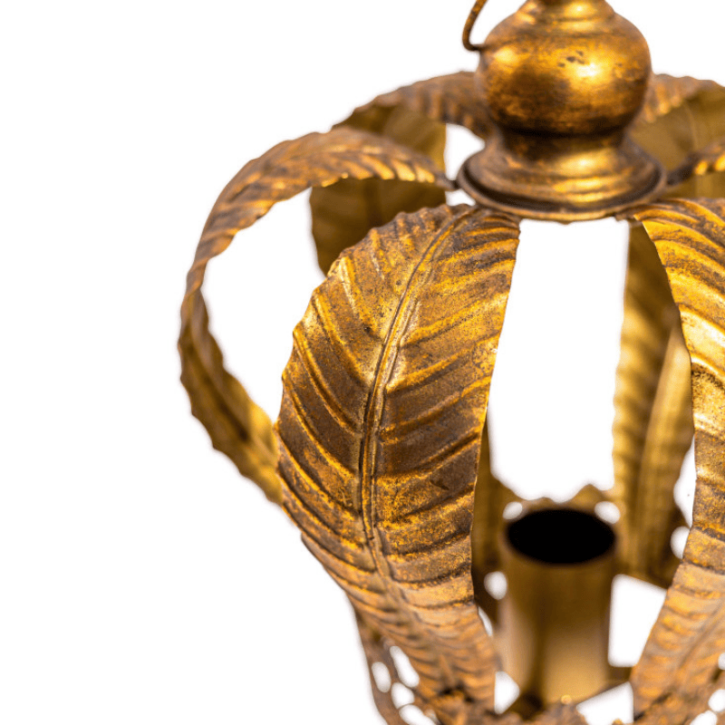Table Lamp Gold Metal Crown Table Lamp (to be bought in qtys of 2)