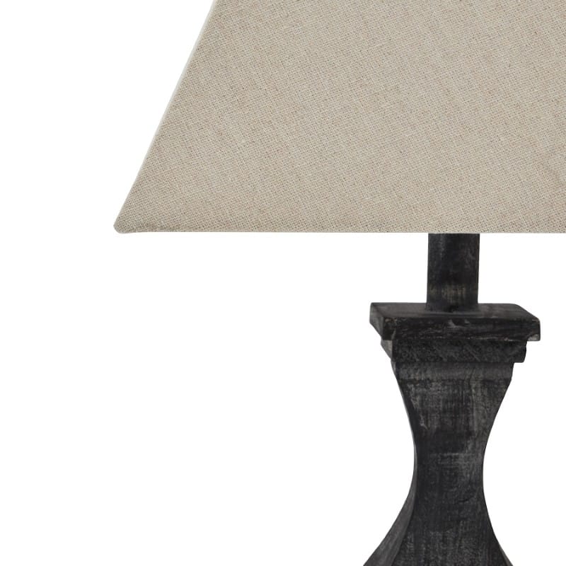 Table Lamp Incia Fluted Wooden Table Lamp