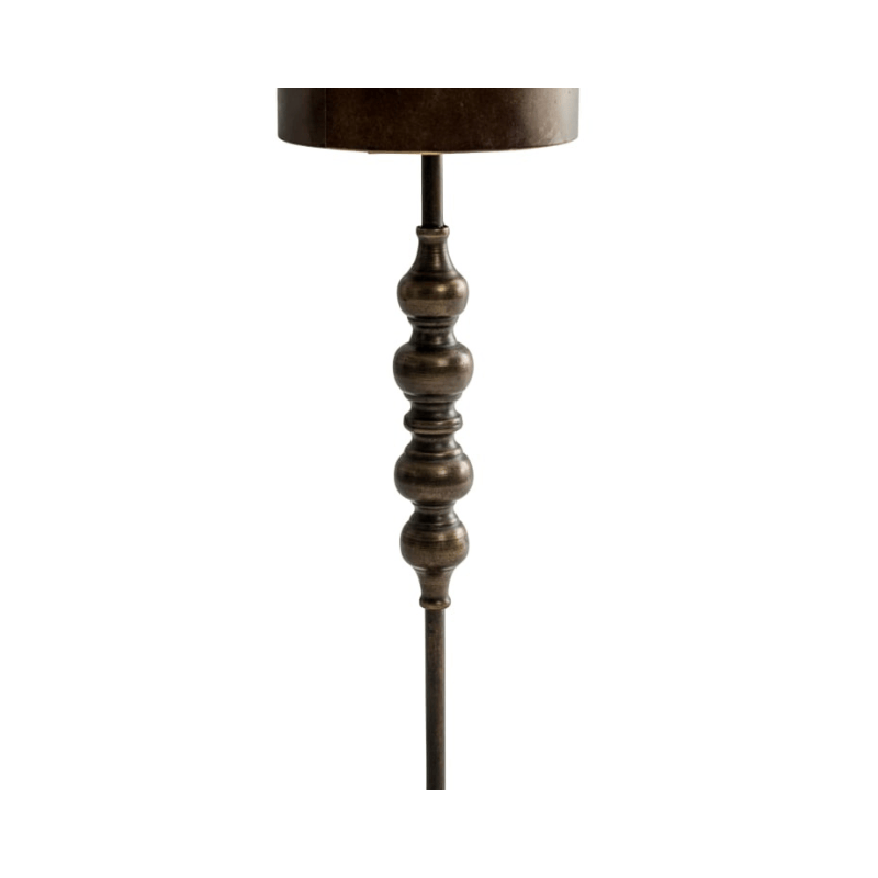 Table Lamp Industrial Metal Franklin Table Lamp w/ Tall Cylinder Shade