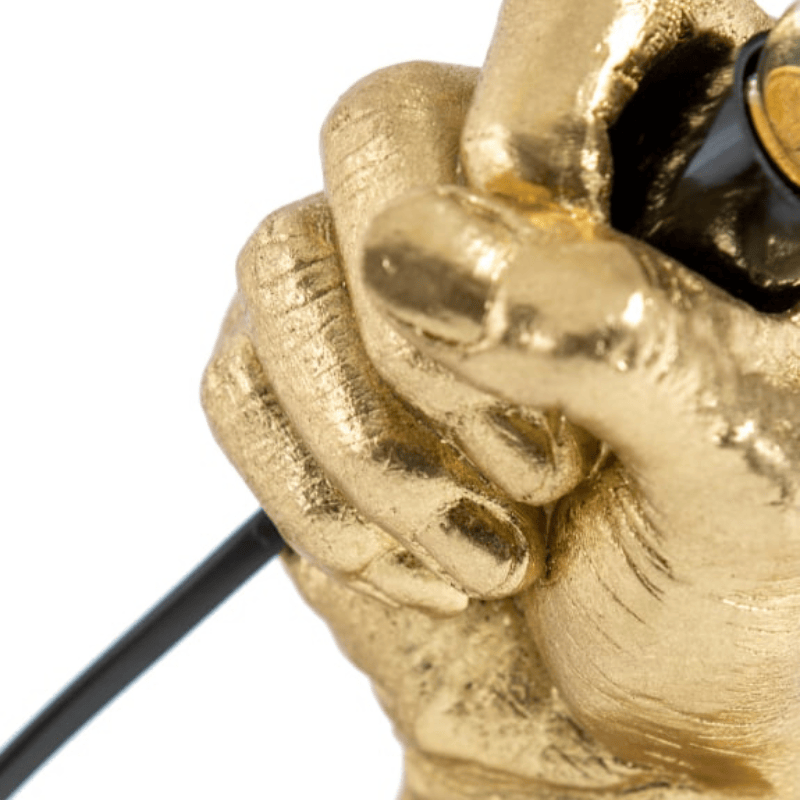 Table Lamps Gold "Hand Held" Table Lamp