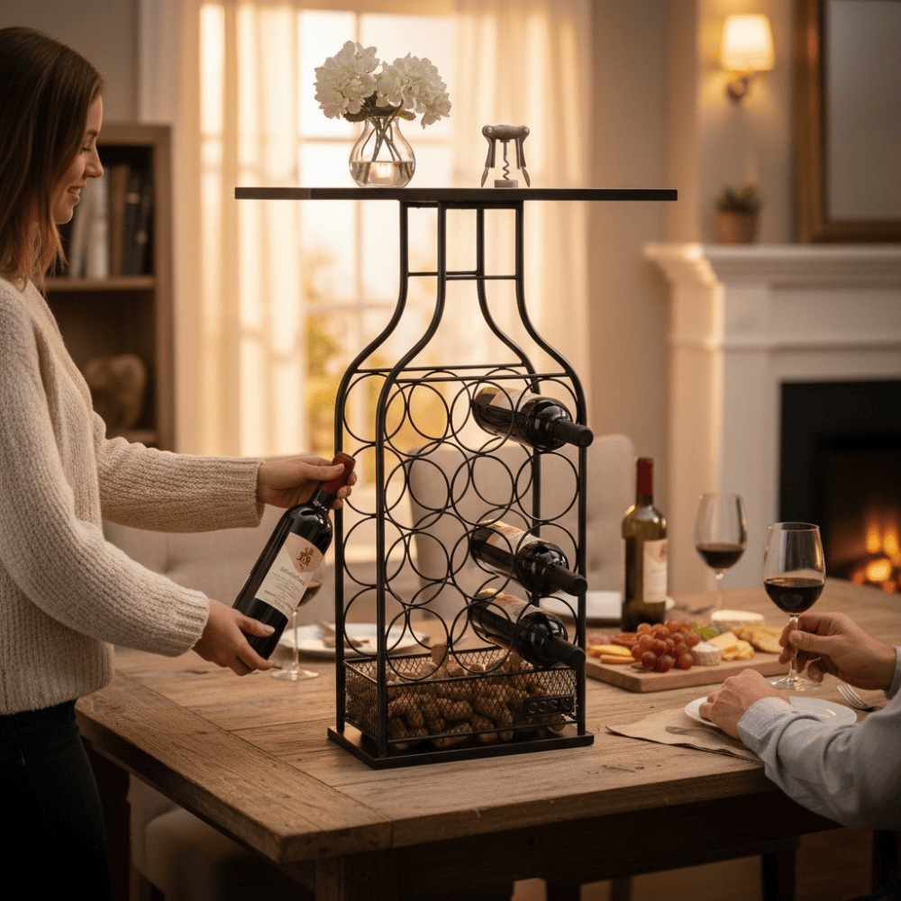 Tables 75Cm Wine Rack Table