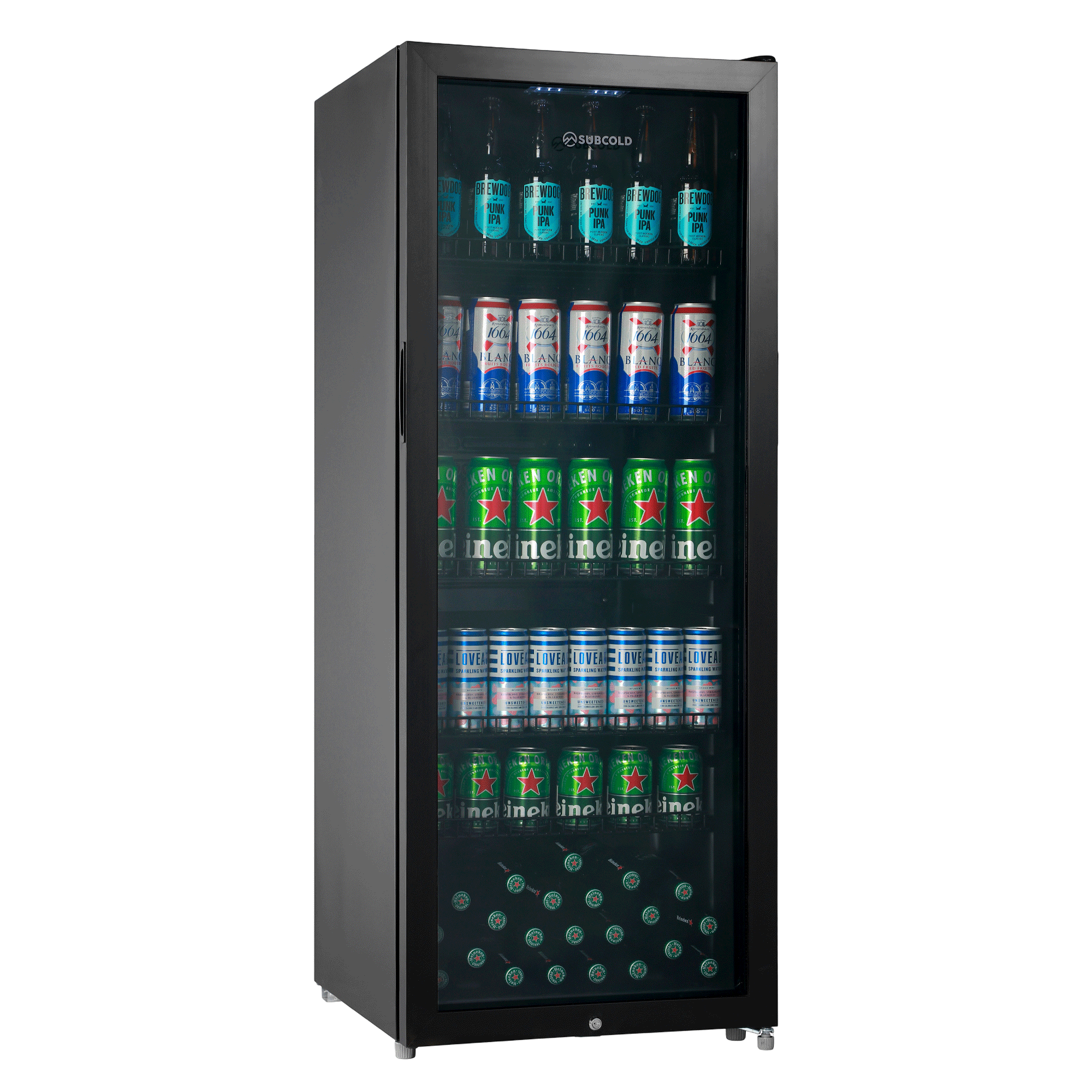 Tall Drinks Fridge Subcold Maxi250 Tall Drinks Fridge Black