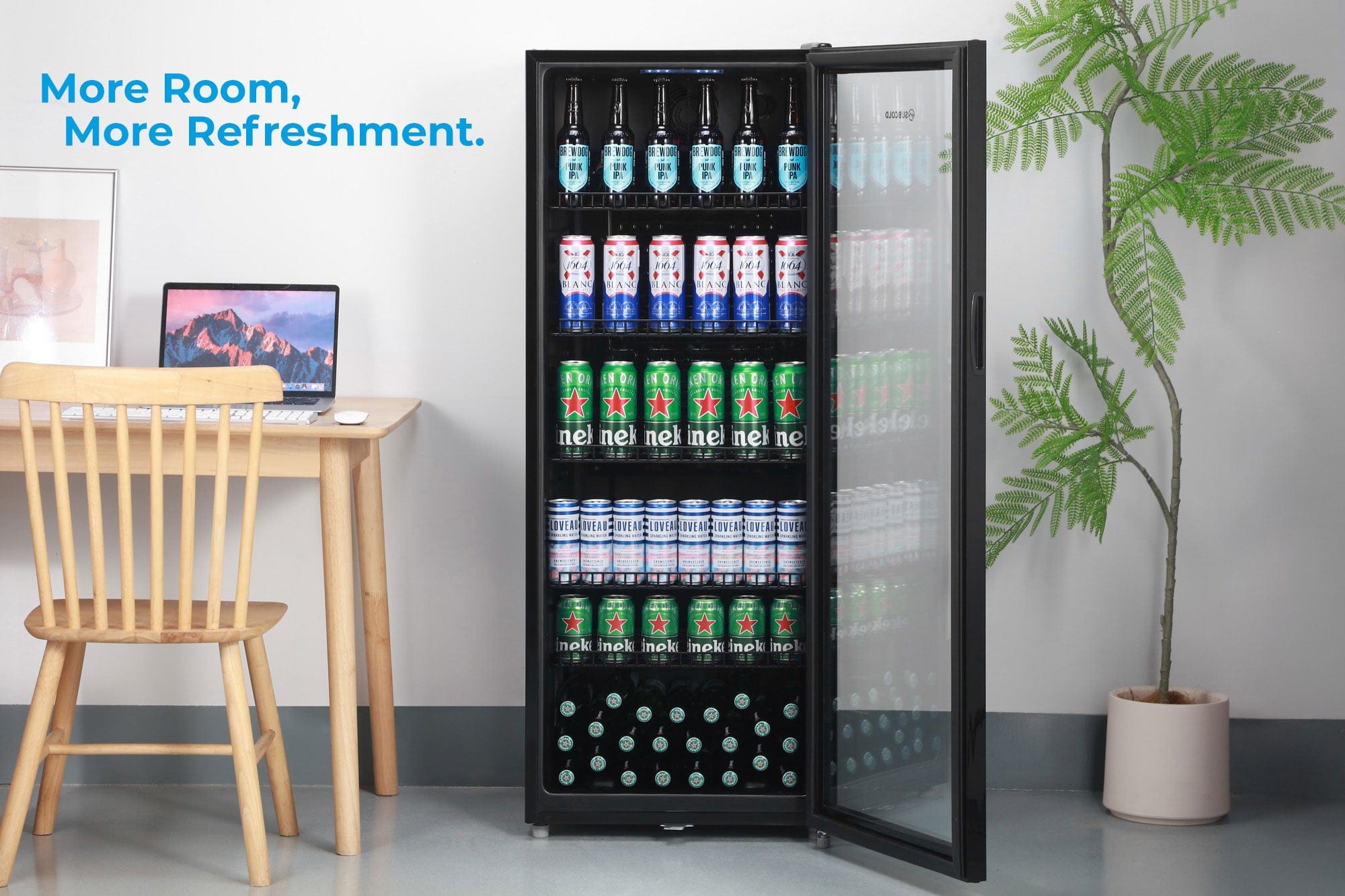 Tall Drinks Fridge Subcold Maxi250 Tall Drinks Fridge Black