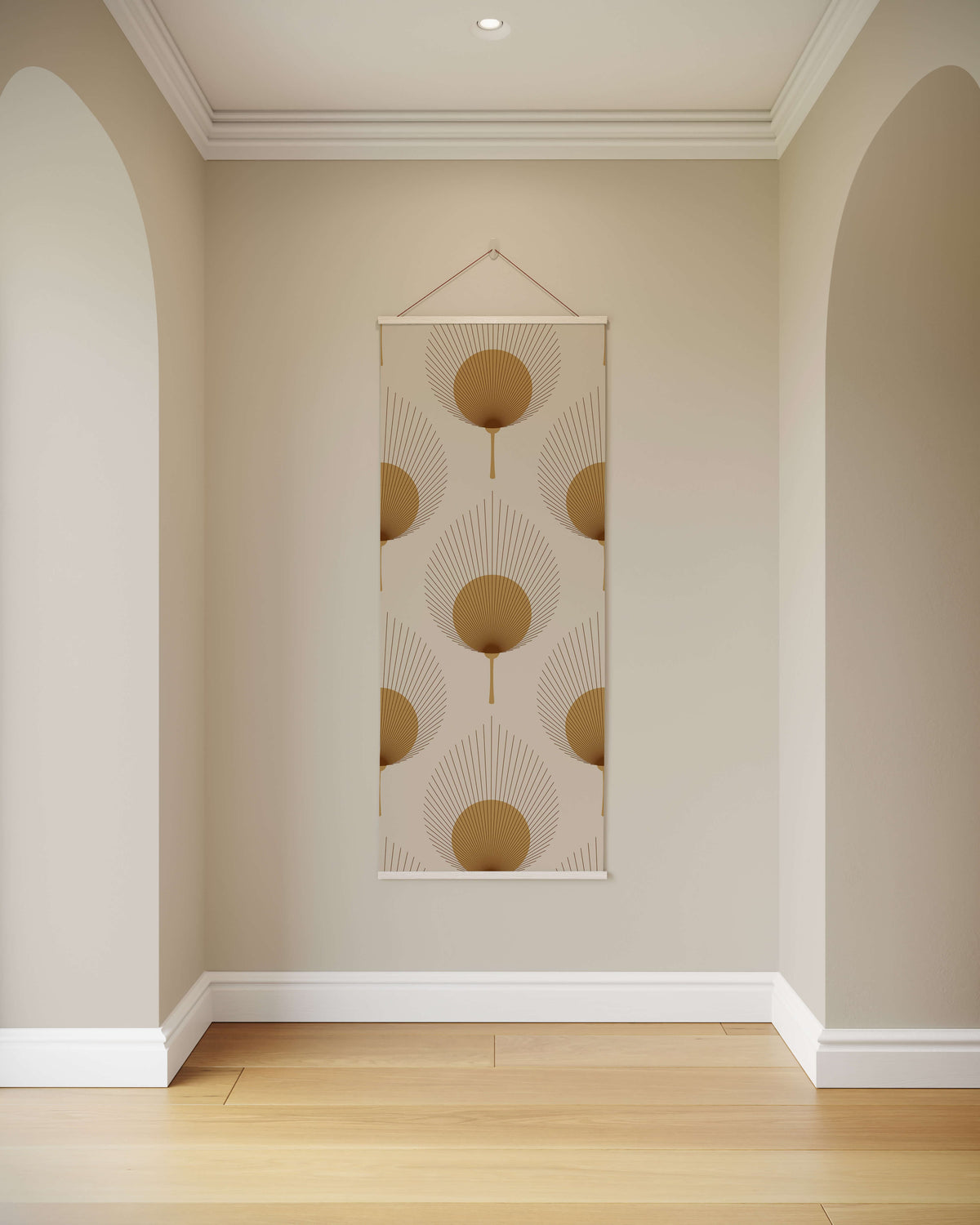 Tapestry Beige / Natural Ace Fan Leaf Tapestry