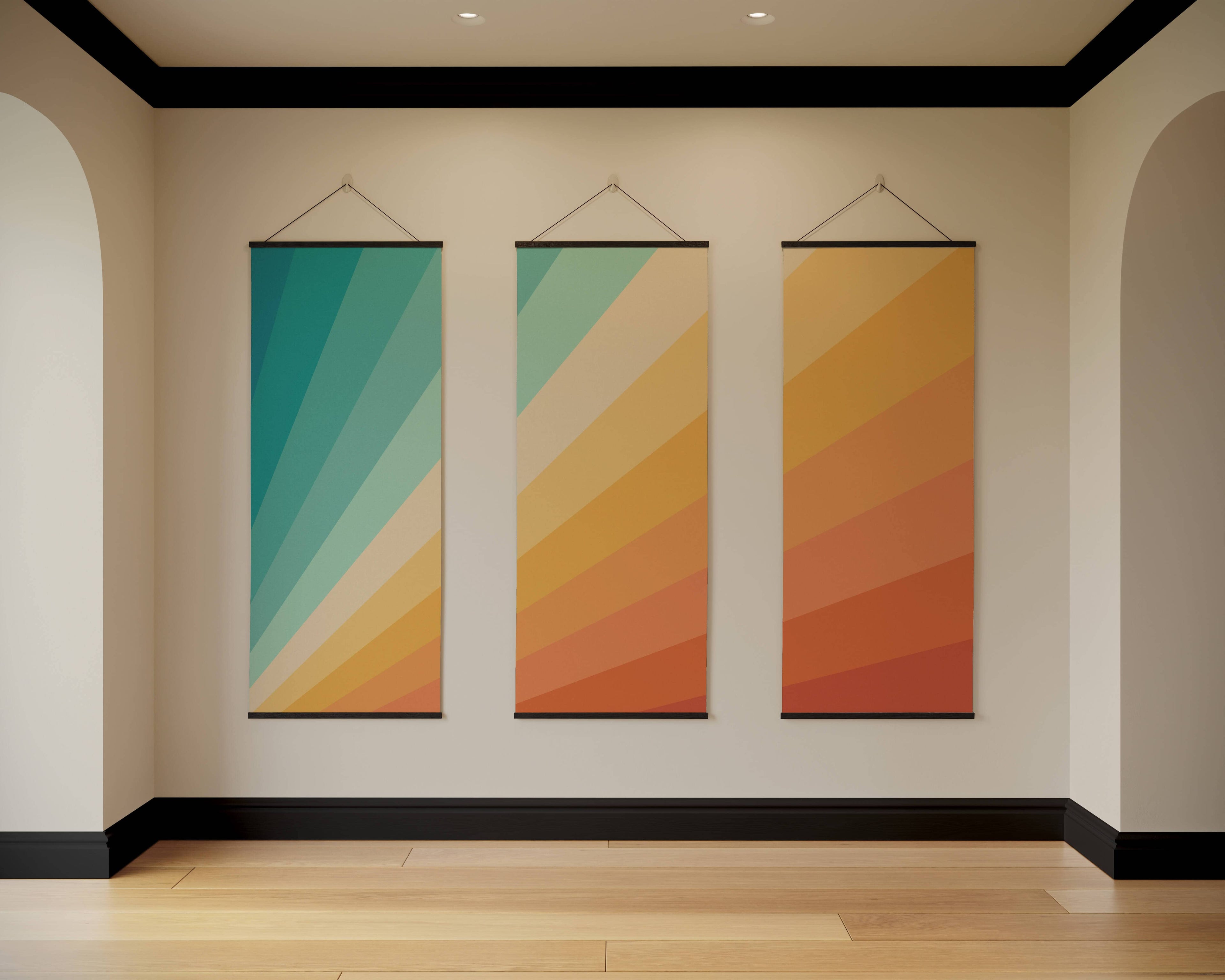 Tapestry Black / Set of 3 Sunbeam Tapestry