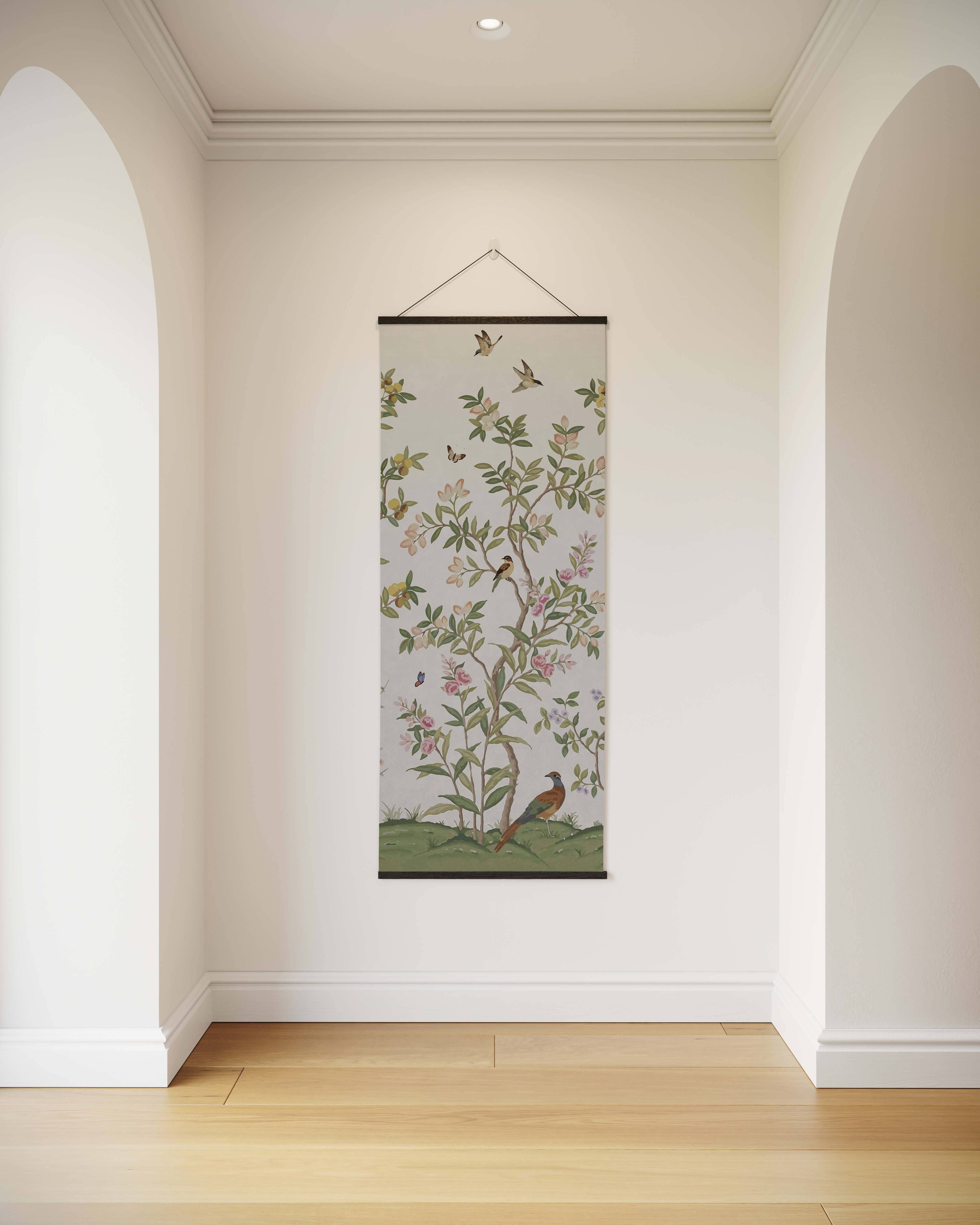 Tapestry Black / Single Chinoiserie Tree Tapestry