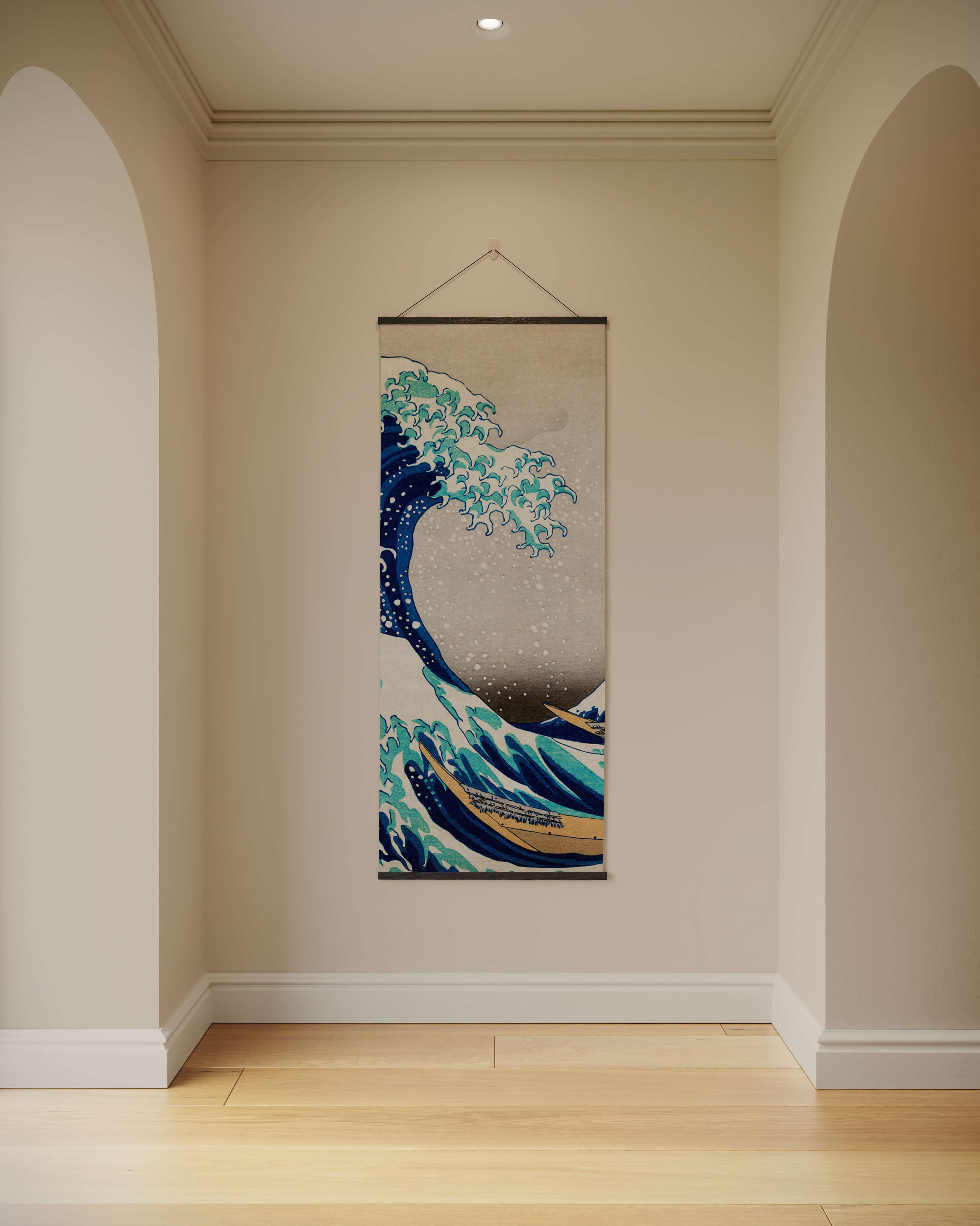 Tapestry Black / Single Great Wave Off Kanagawa Tapestry