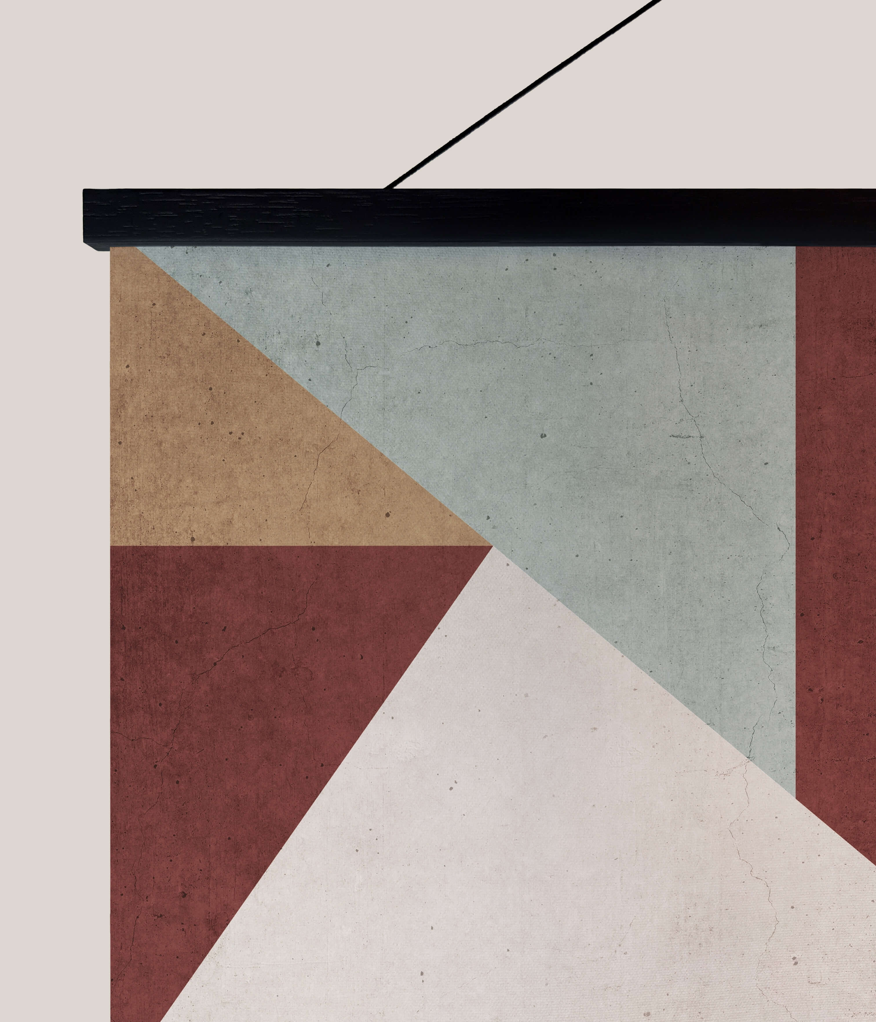 Tapestry Geometric Triangle & Square Tapestry