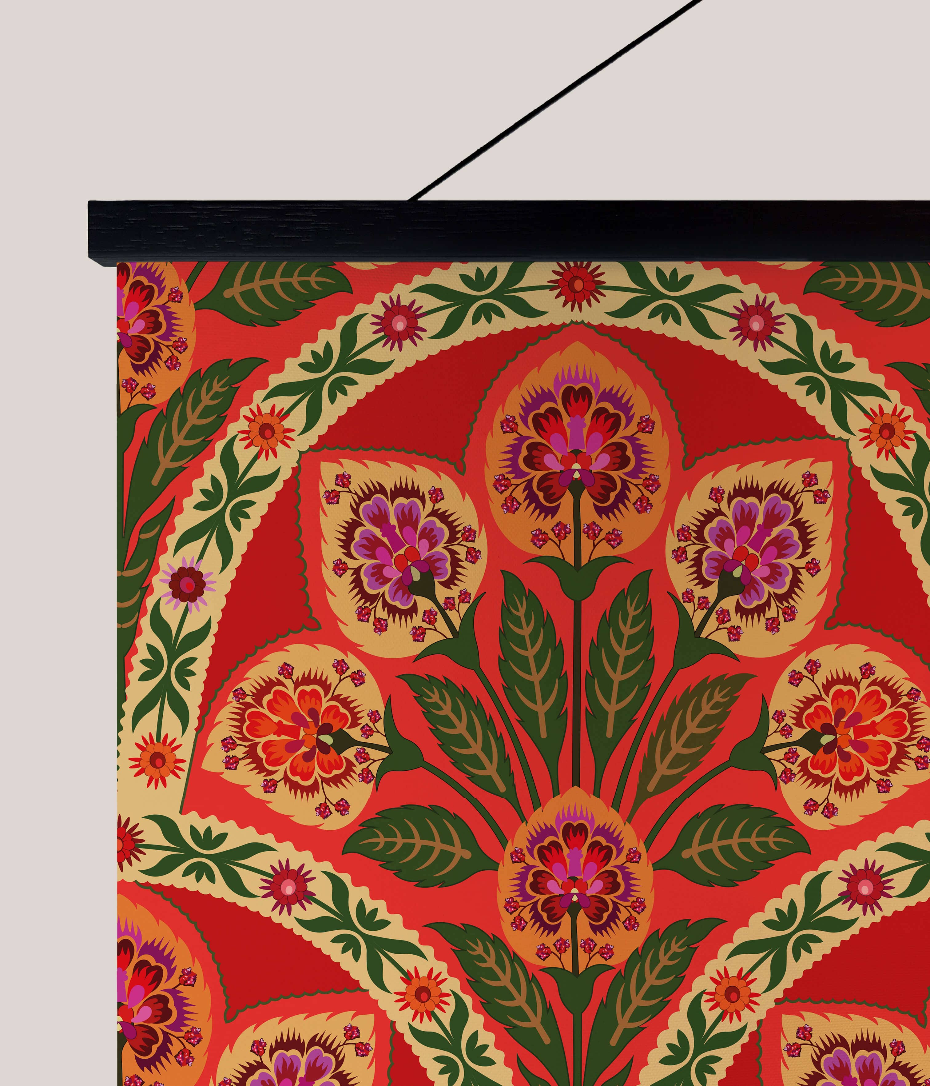 Tapestry Indian Floral Tapestry