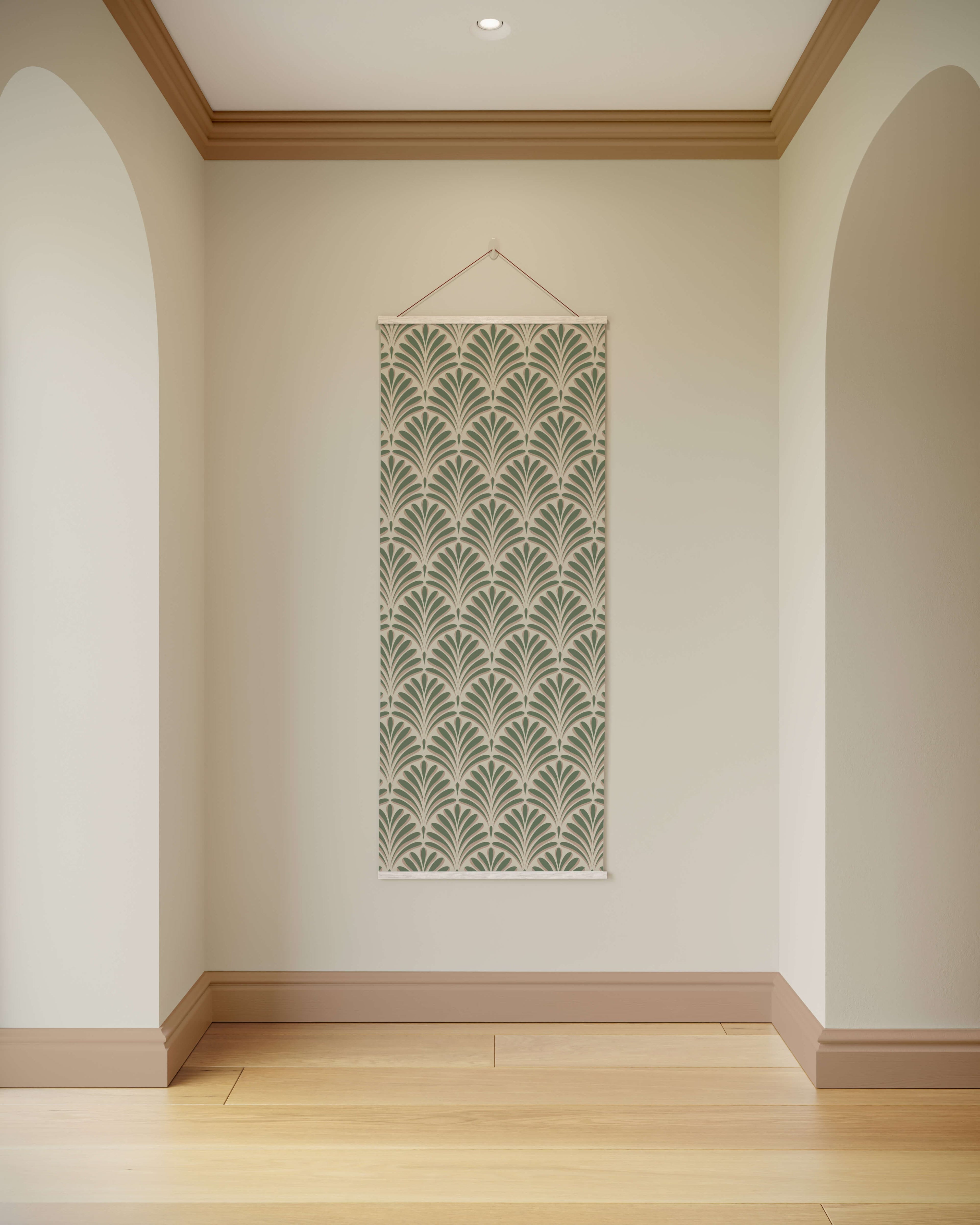 Tapestry Natural Art Deco Fan Tapestry