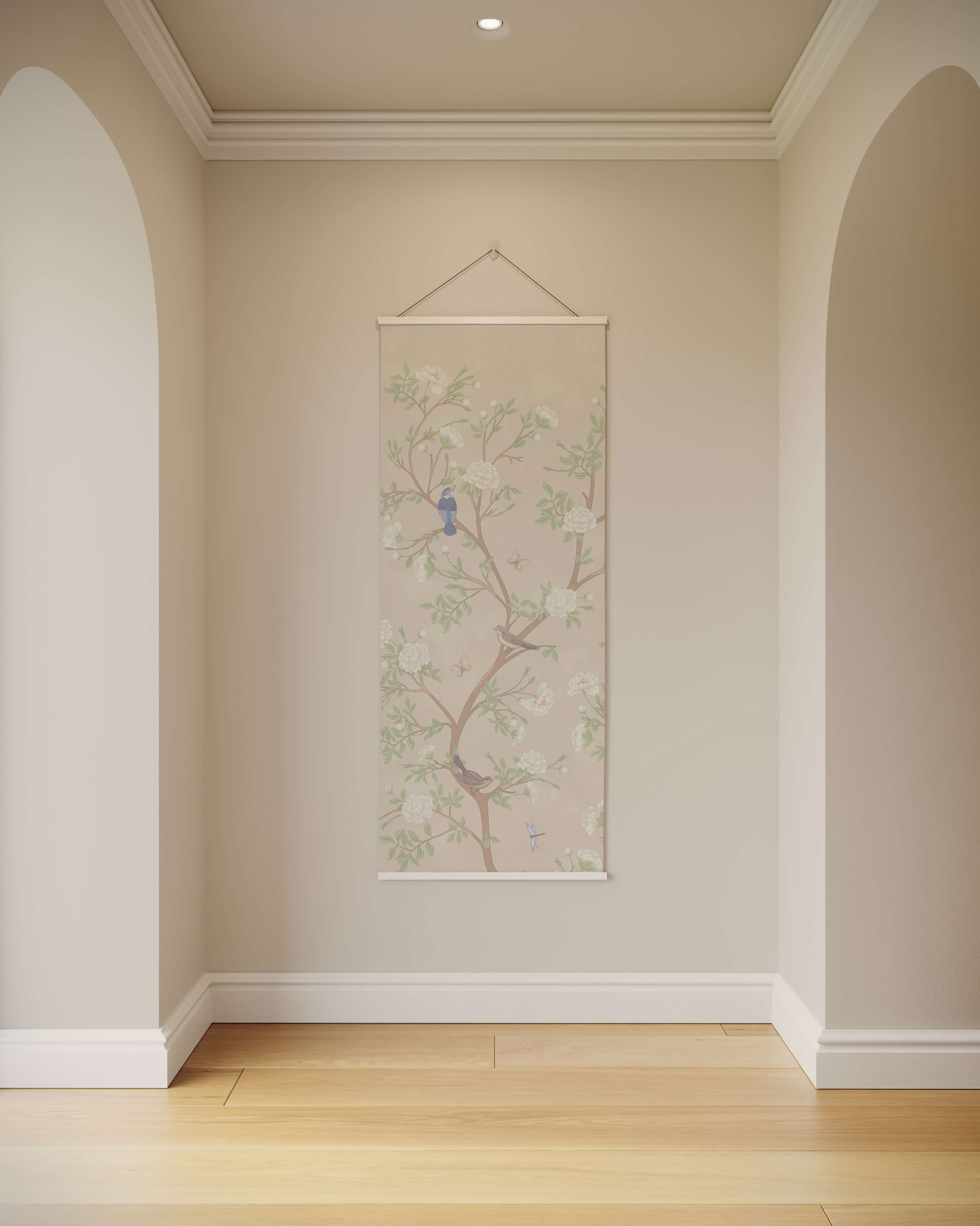 Tapestry Natural Bold Floral Tapestry