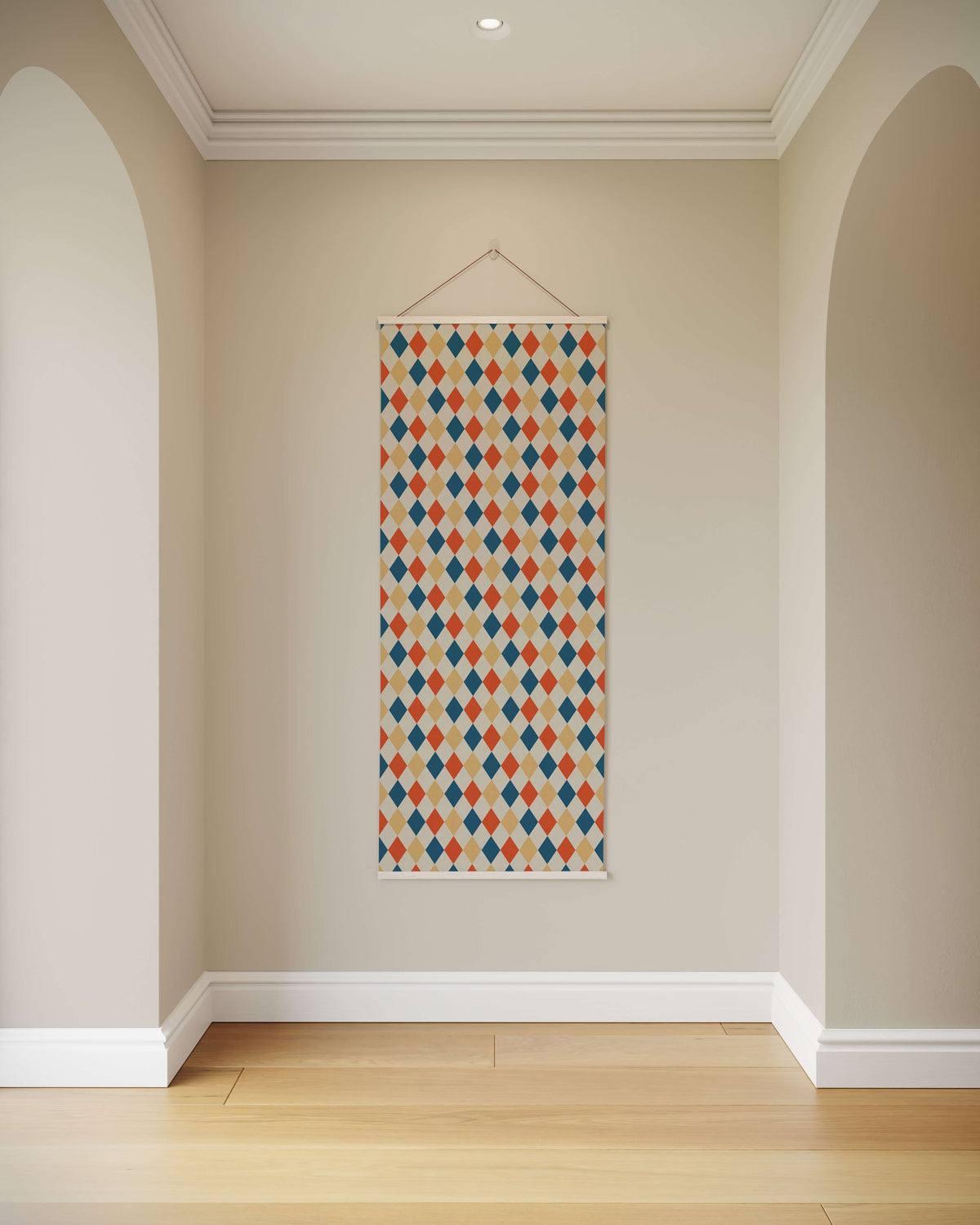 Tapestry Natural Harlequin Pattern Tapestry