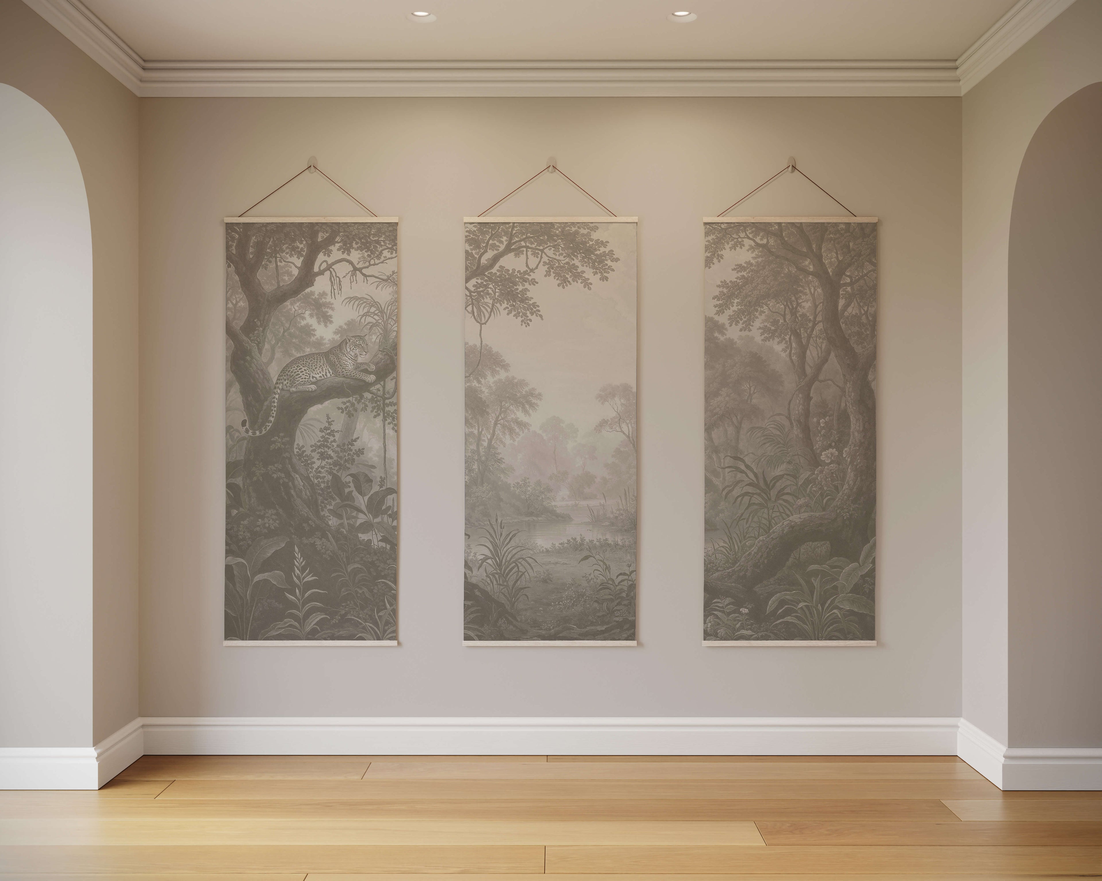 Tapestry Natural Jungle Leopard Tapestry