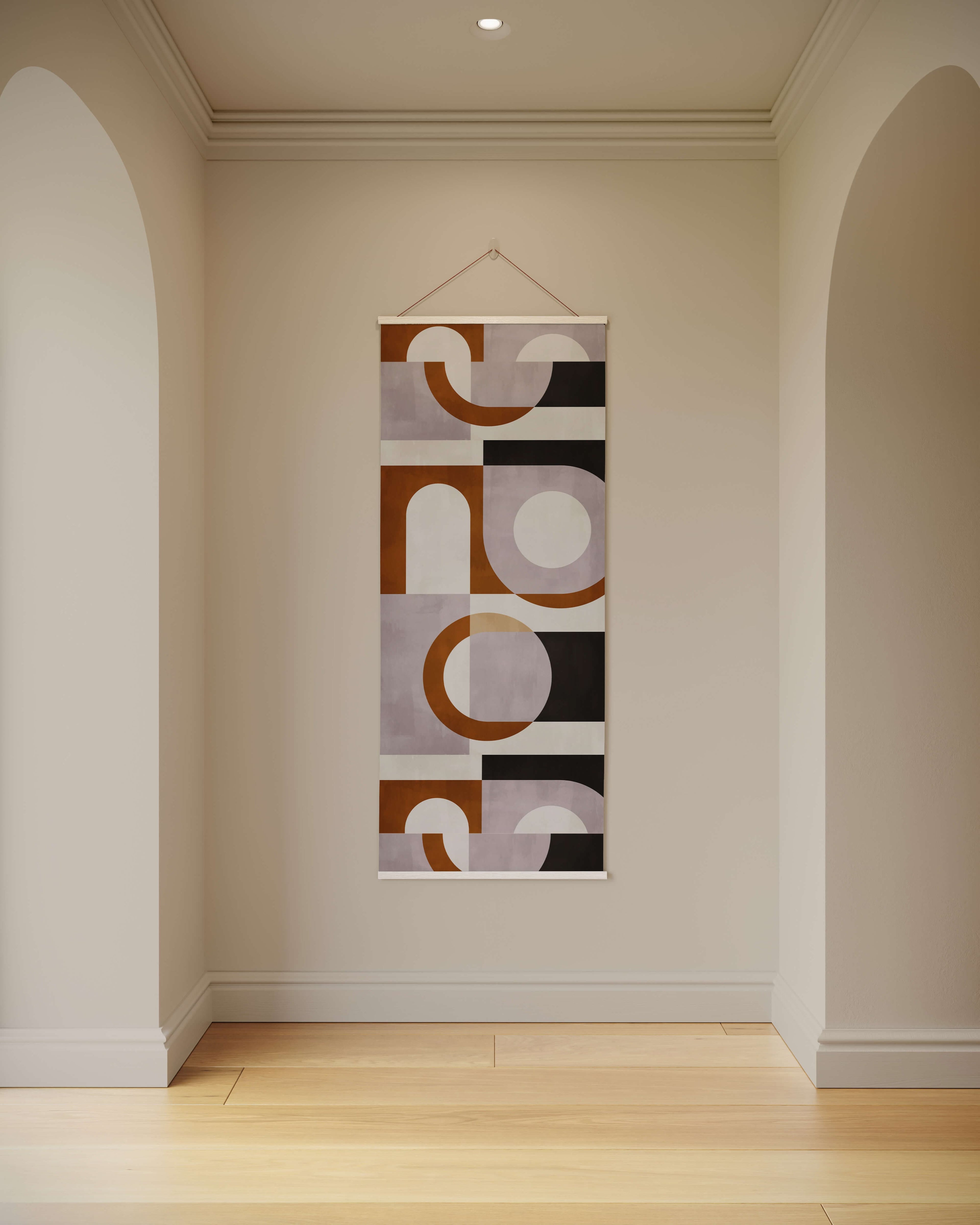 Tapestry Natural Large Retro Geometric Shape Tapestry