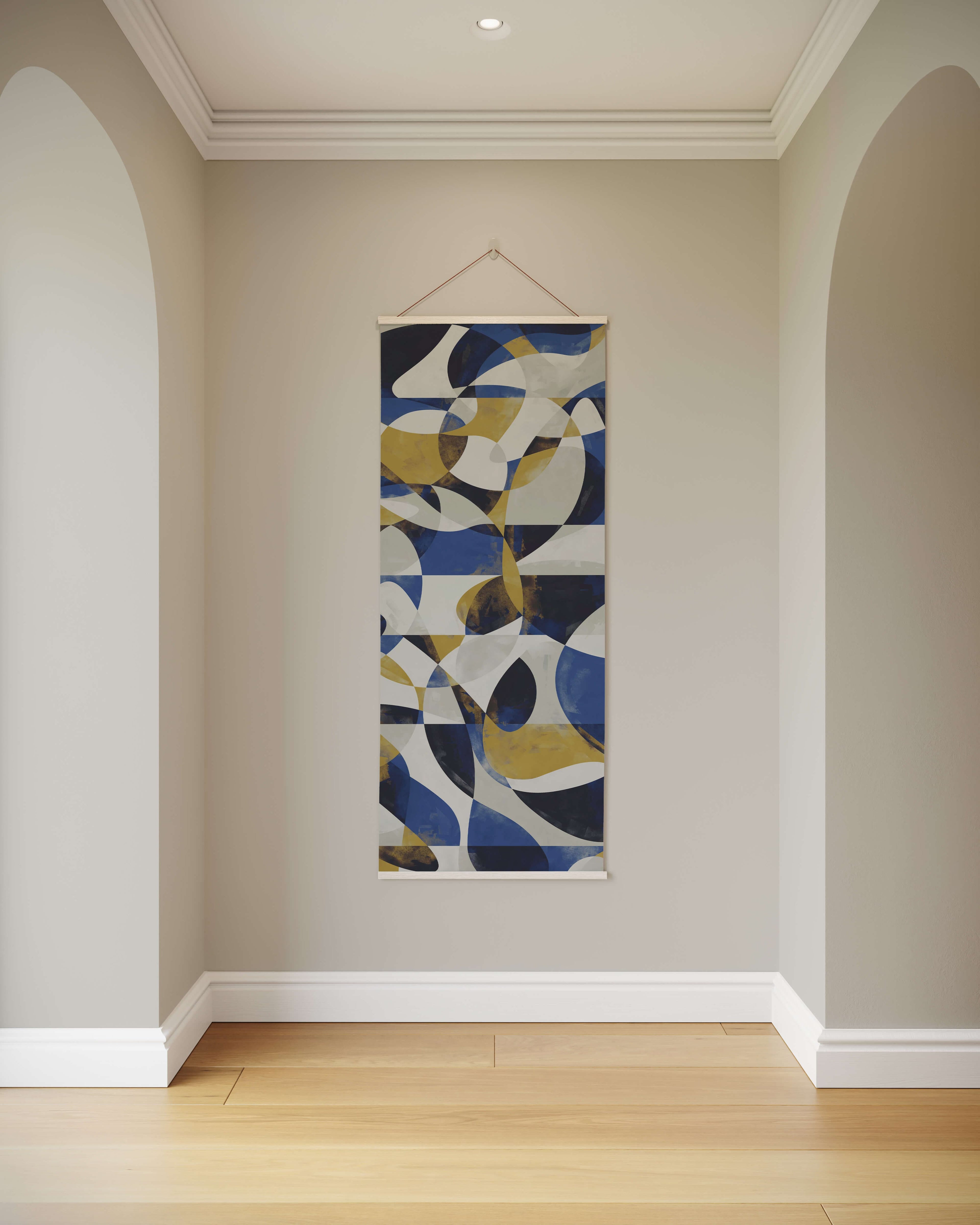 Tapestry Natural Modern Geometric Tapestry