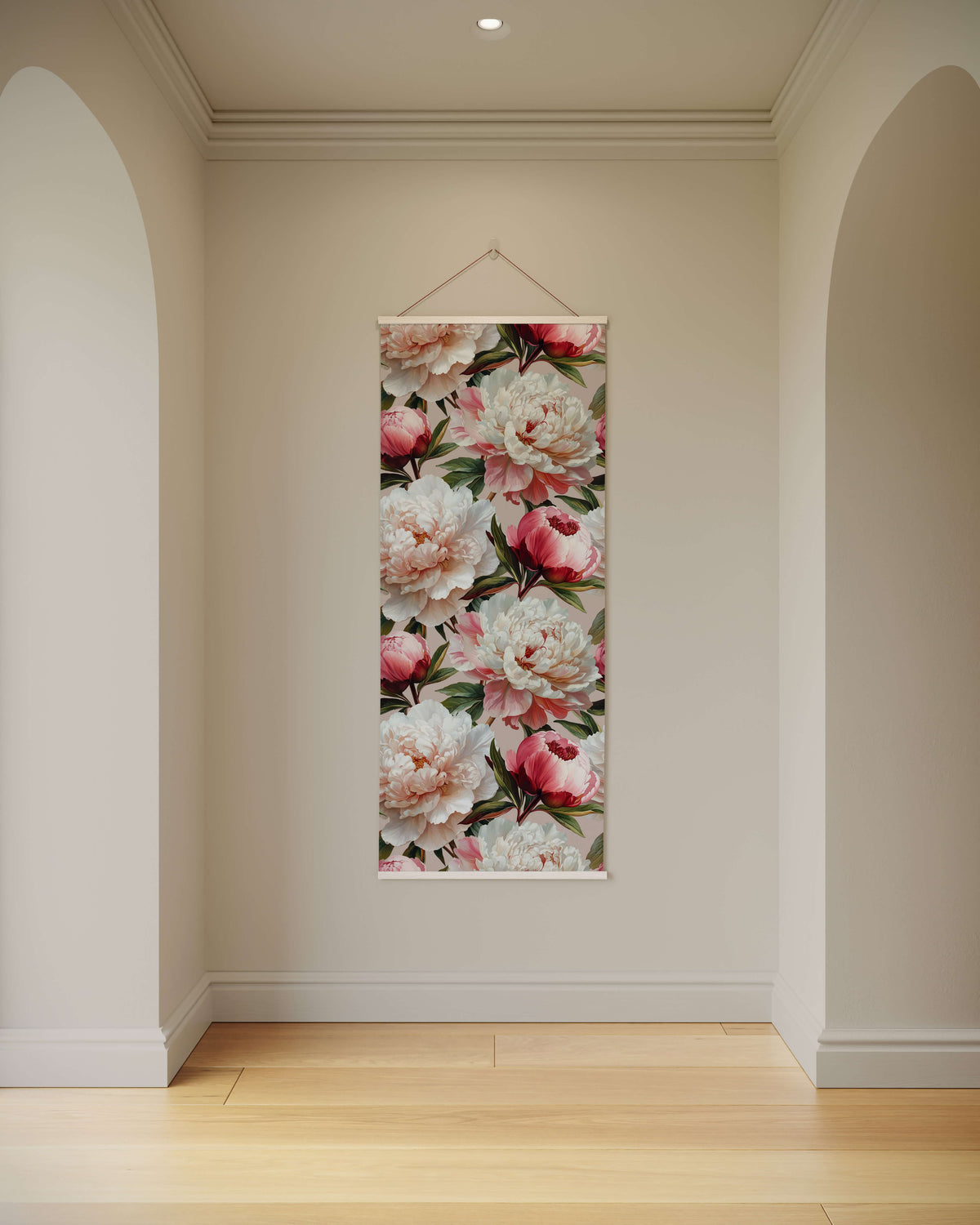 Tapestry Natural Painted Peony Tapestry