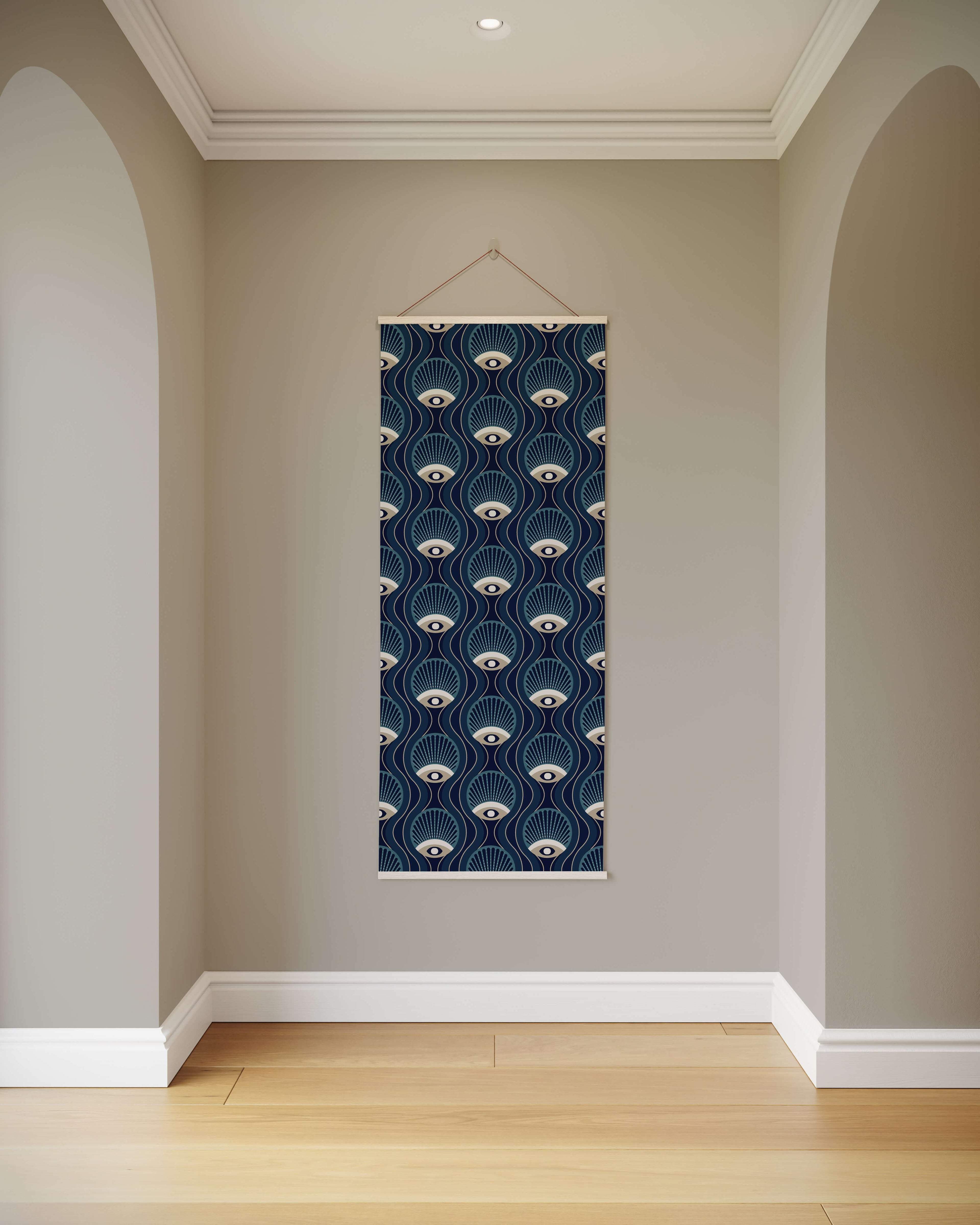 Tapestry Natural Vintage Evil Eye Tapestry