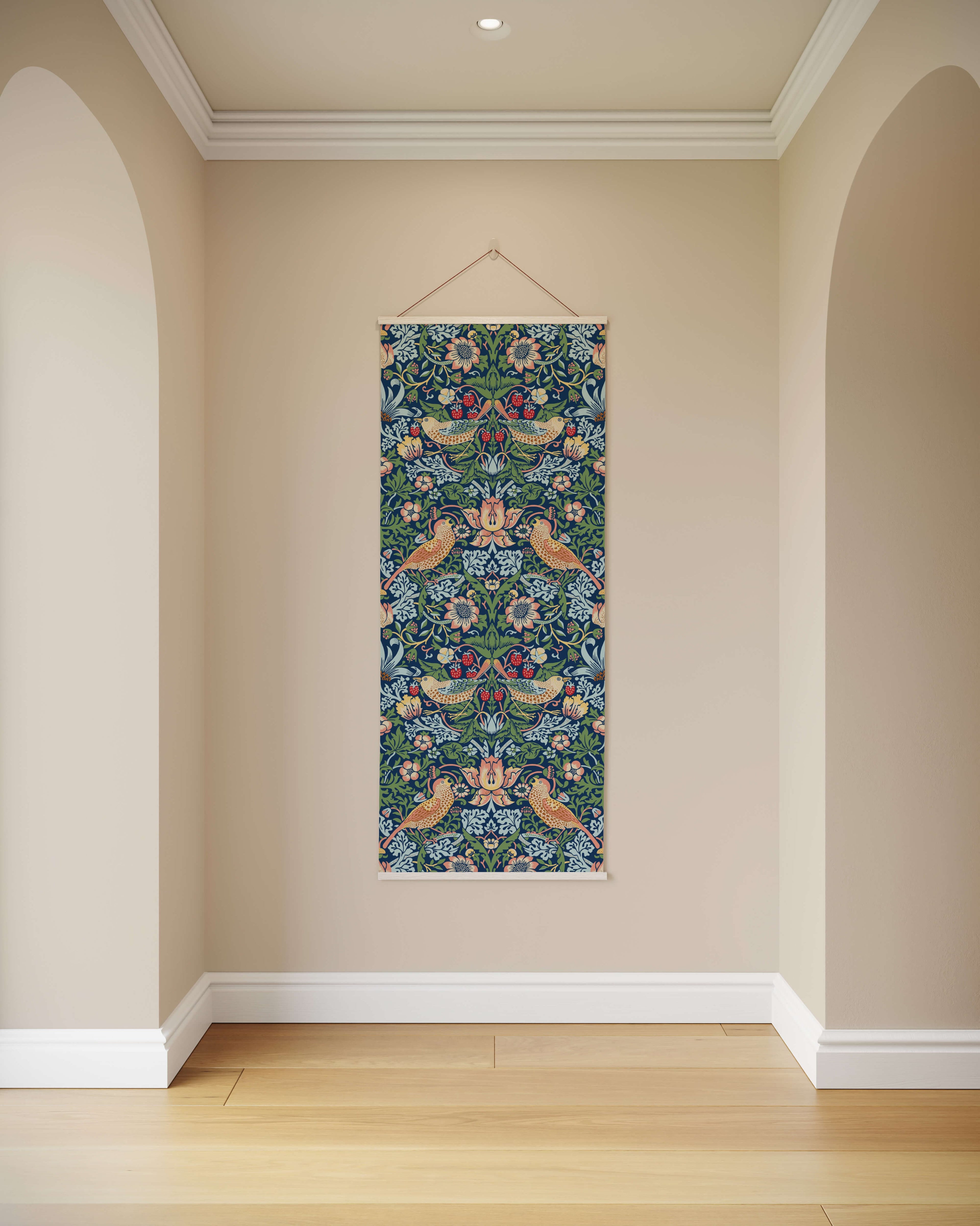 Tapestry Natural William Morris Strawberry Thief Tapestry