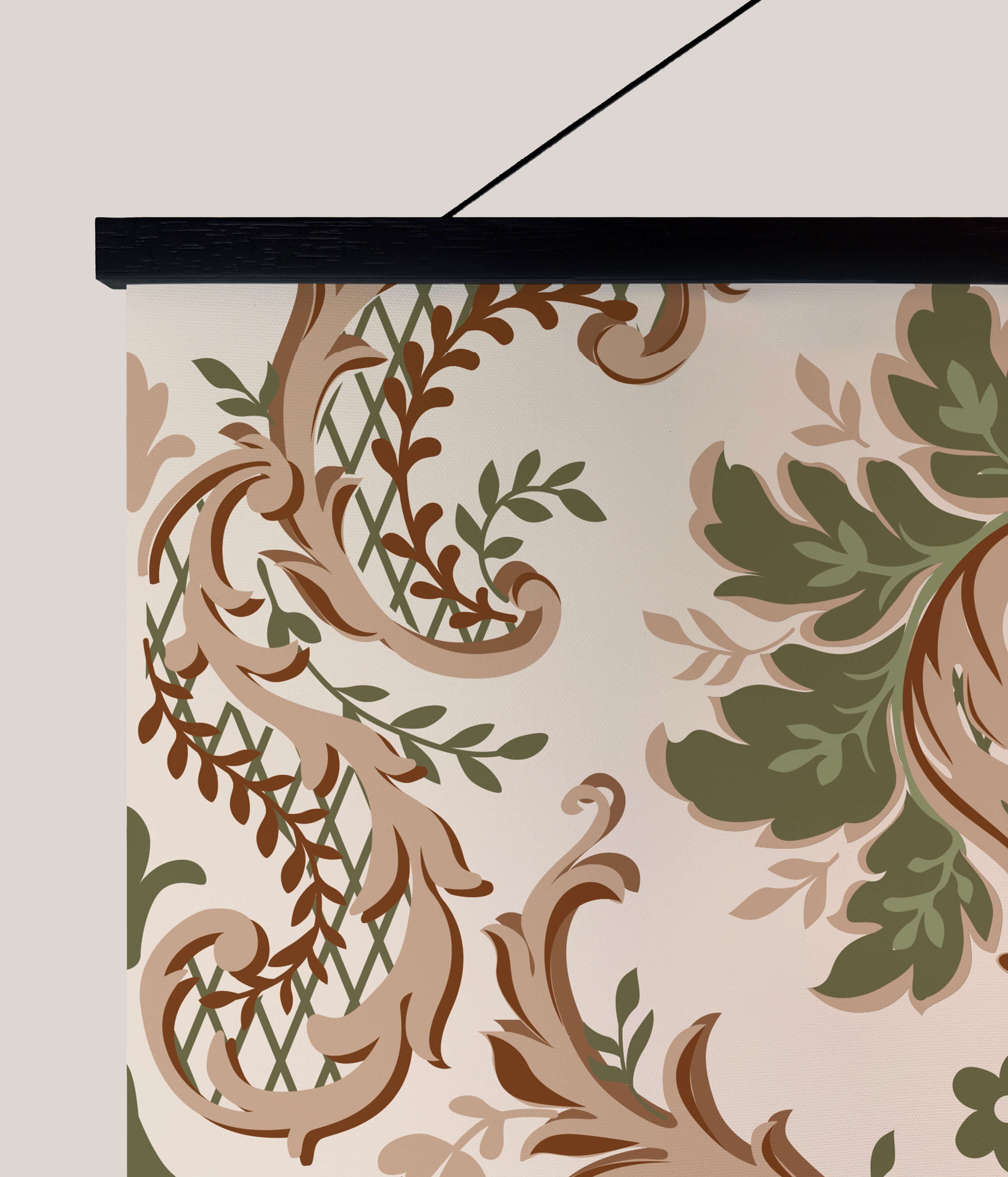 Tapestry Ornate Damask Tapestry