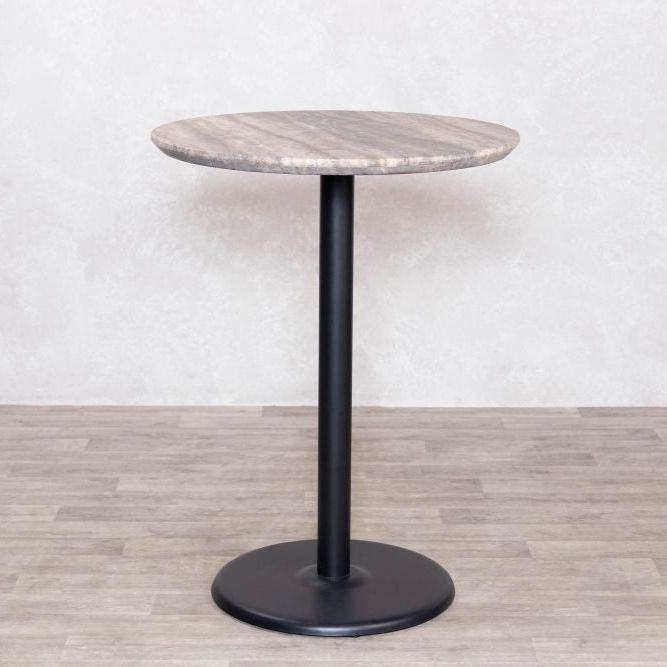 Travertine Top Round Bar Table Range