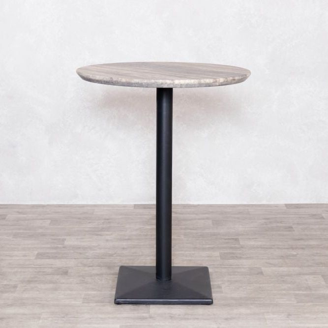 Travertine Top Round Bar Table Range