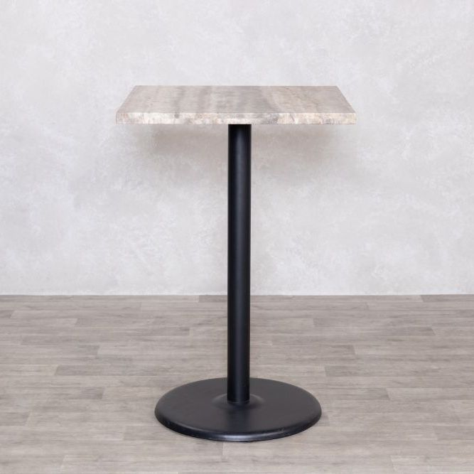 Travertine Top Square Bar Table Range