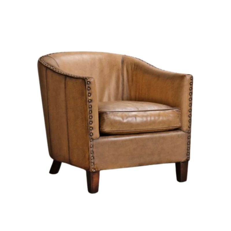 Tub Armchair Arnage Leather Tub Armchair